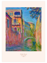 Monet The Rio della Salute - Art Print